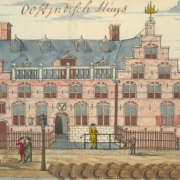 Oostindisch Huis aan de Oude Delft te Delft, 18e eeuw.